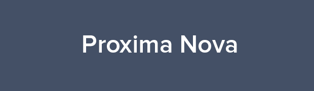 Proxima Nova Font