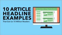 10 Article Headline Examples That Got Us 10 Million Readers