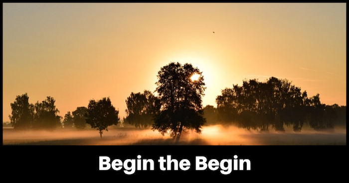 Begin the Begin, write a best selling book