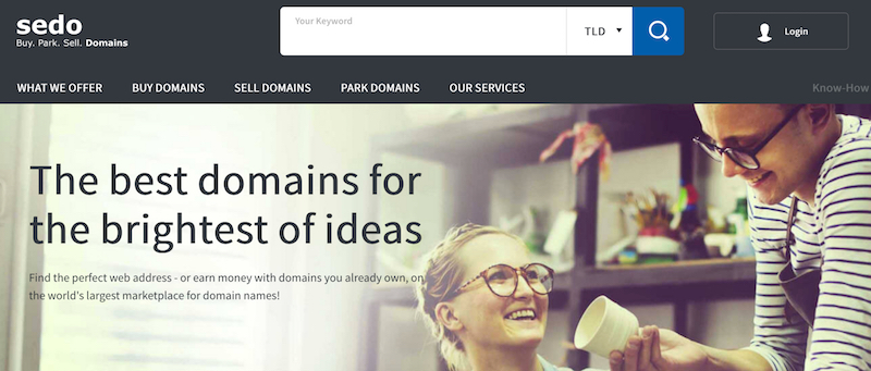 buy a premium domain name